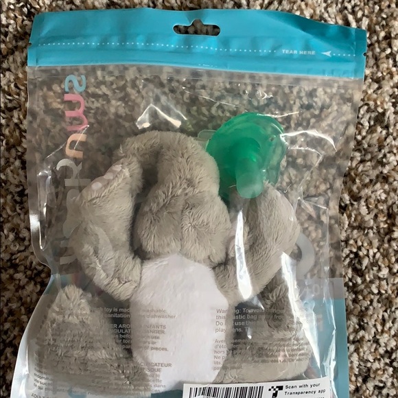 Nookums Paci-Plushies Buddies Elephant - Picture 9 of 9